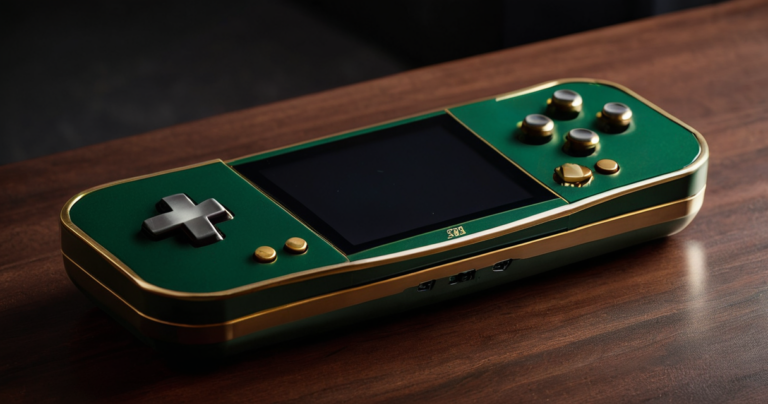 記念モデルの携帯ゲーム機をイメージした写真