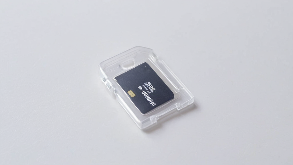 ケースに入ったメモリーカード